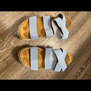 Steve madden blue espadrilles